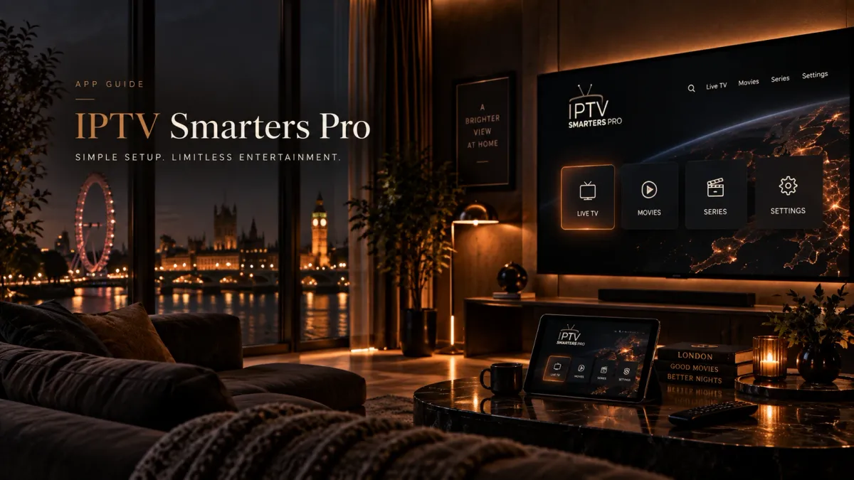 IPTV Smarters Pro setup across TV, Fire TV, Android, Apple and Windows devices