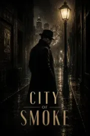 Noir crime movie artwork in a UK IPTV library