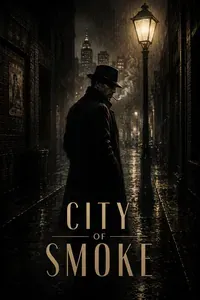 Noir crime movie artwork in a UK IPTV library